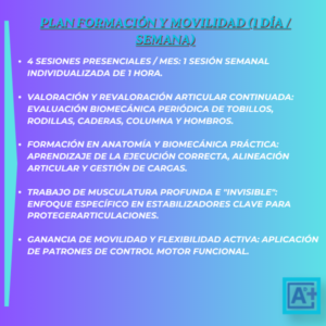 Plan Formación y Movilidad (1 día / semana)